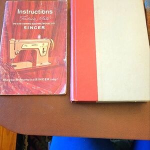 VINTAGESinger Zig-Zag Sewing Machine Instructions & SEWING MADE EASY BOOKS